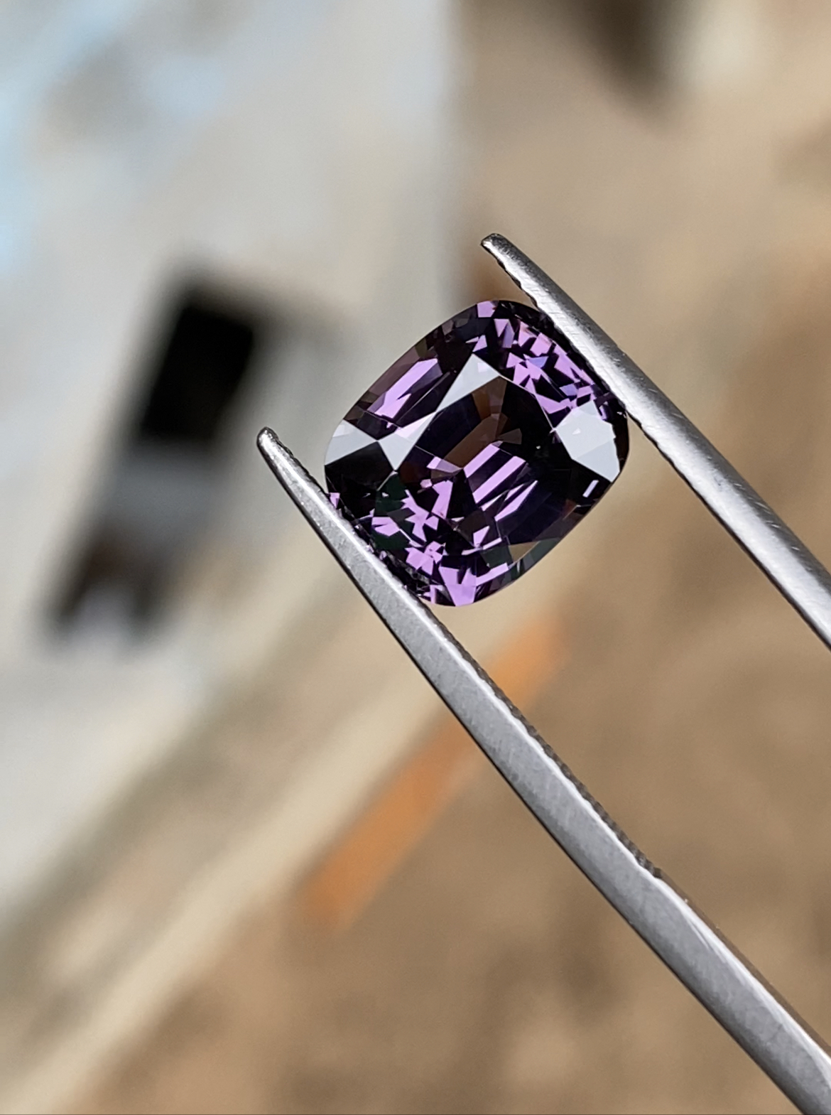 Orchid Purple Spinel 4.09 CT. 