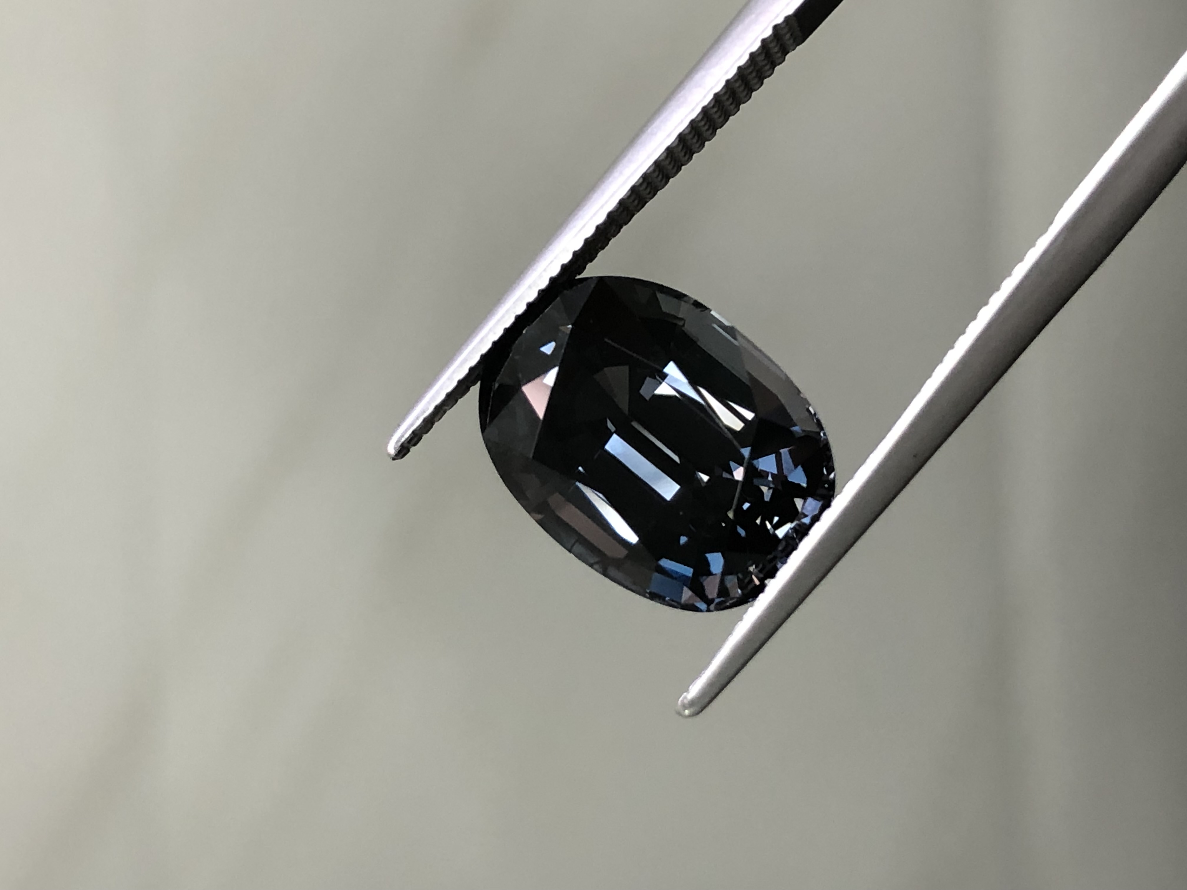 Rich Black Grey Spinel 7.49 CT. 